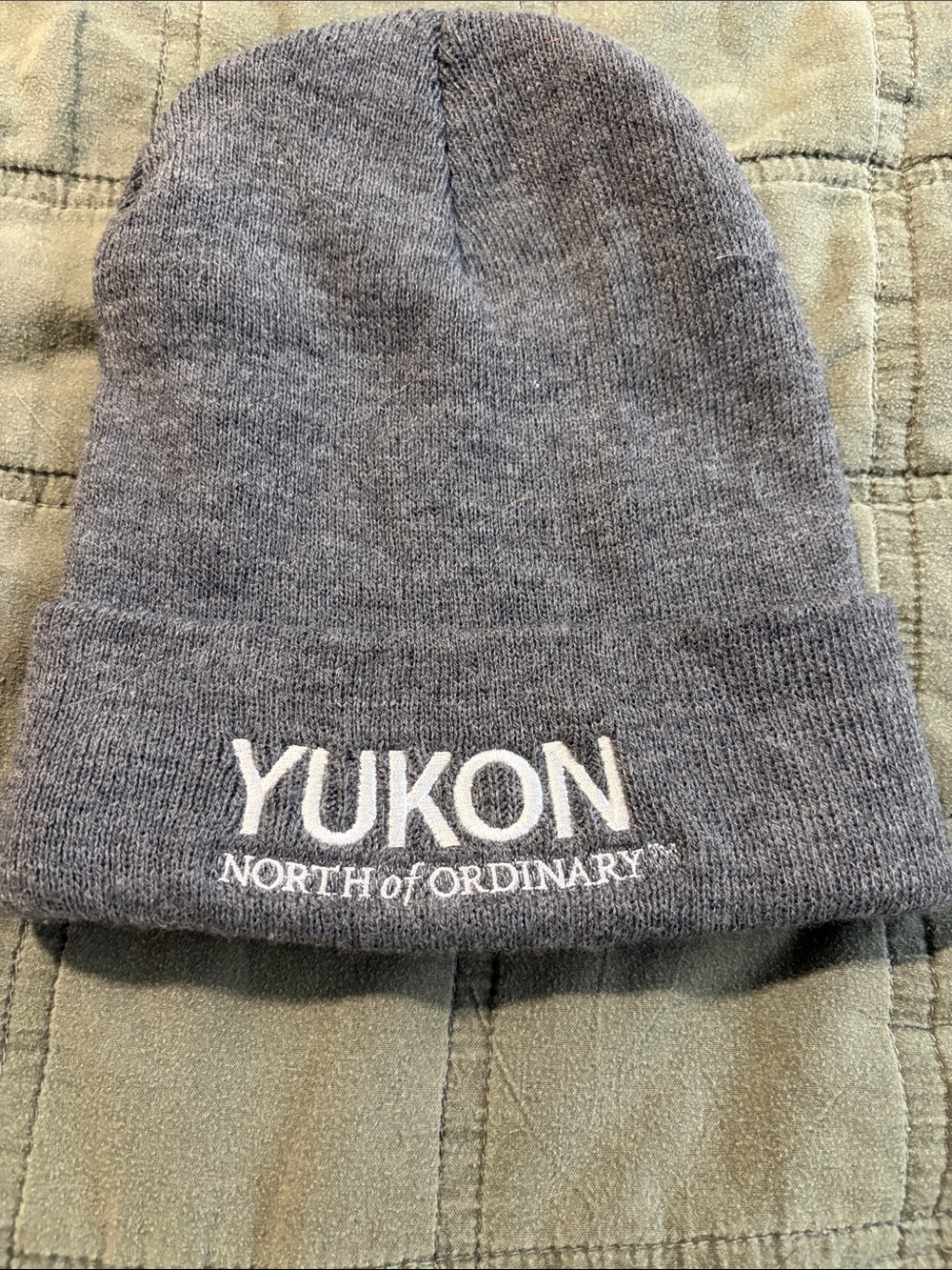 Gray Knit Beanie